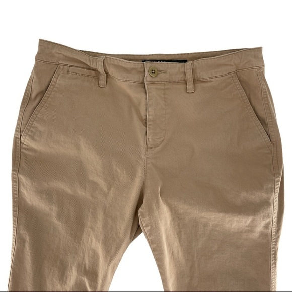 Lauren Ralph Lauren Khaki Chino Petite Pants 10P - Picture 2 of 8